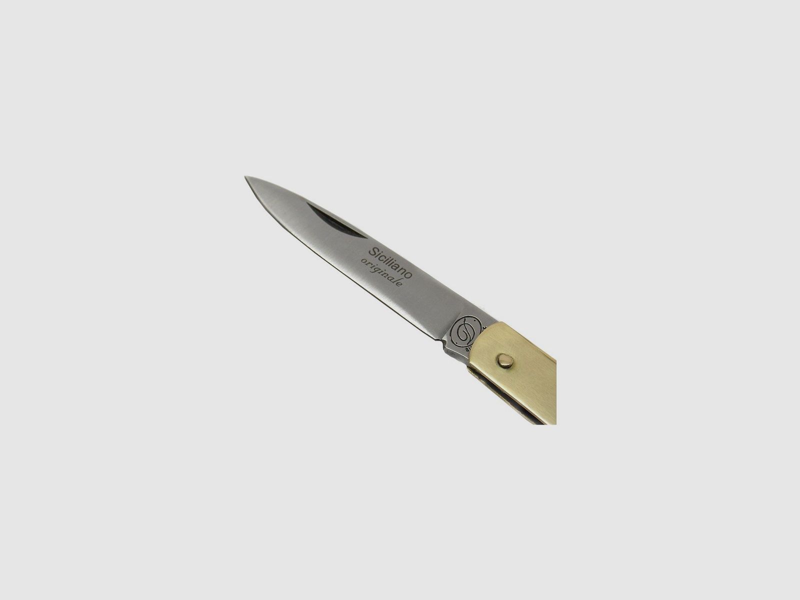 Sizilianisches Messer 23 cm Messinggriff, Bild 2 von 3