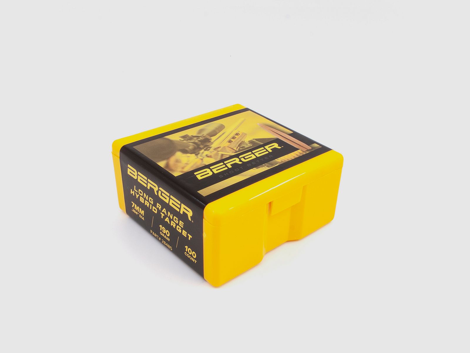 Berger Geschoss 7mm/.284 Long Range Hybrid Target 190GR 500 Stück