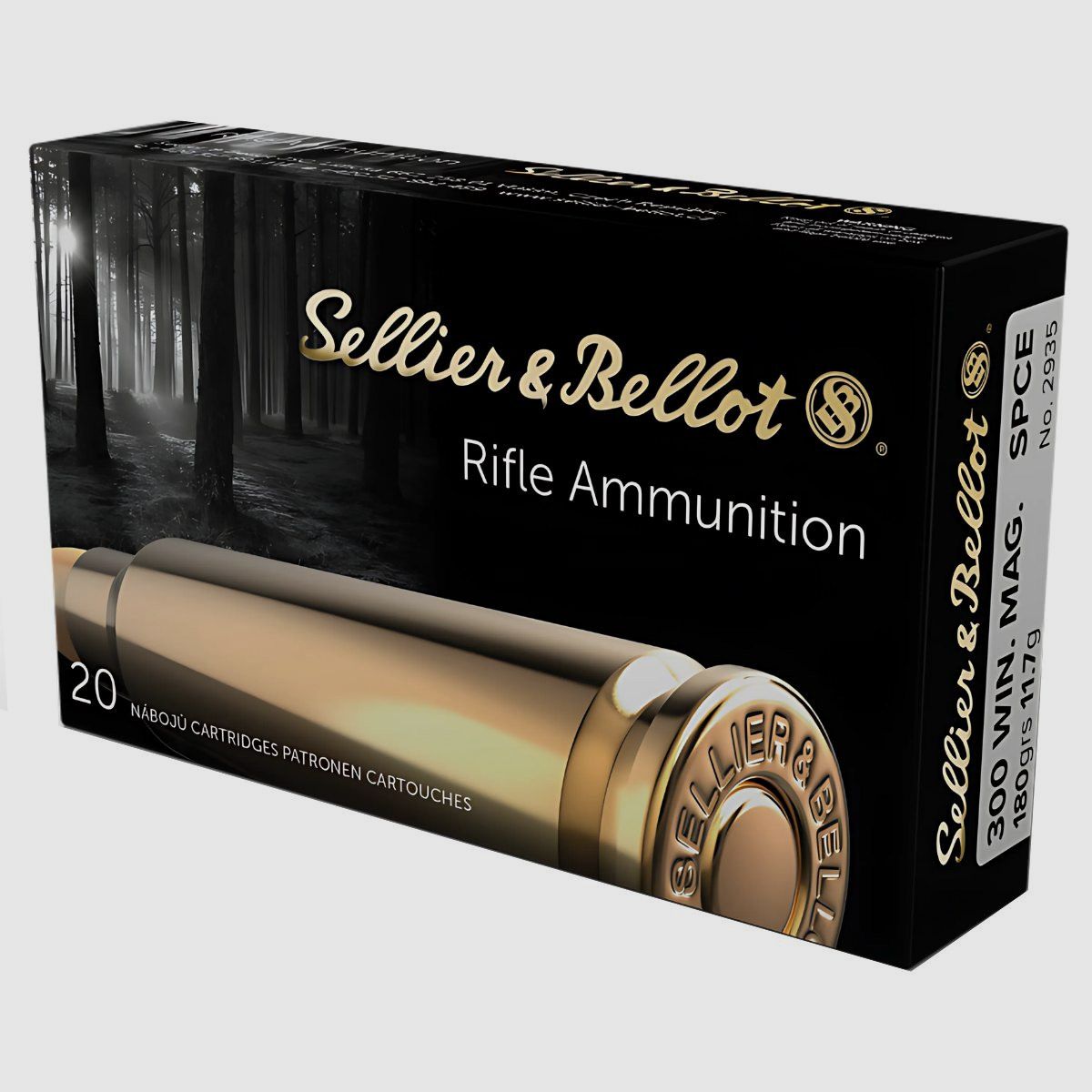 .300 Win Mag Sellier & Bellot SPCE 180gr/11,7g (V340852), zdjęcie 1 z 2