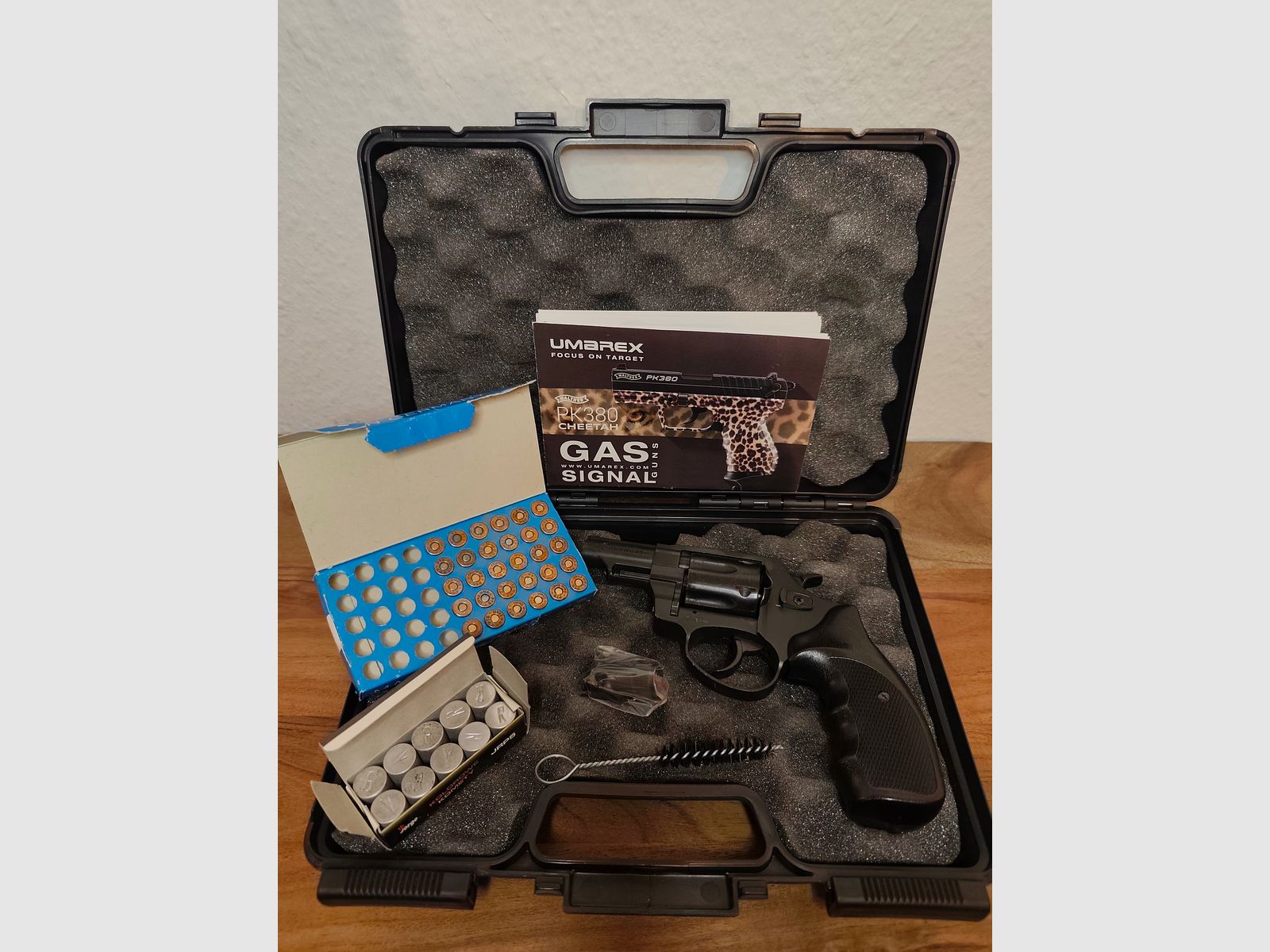 Röhm RG 89 PTB 451 schwarz brüniert + Umarex Munition + Pyro