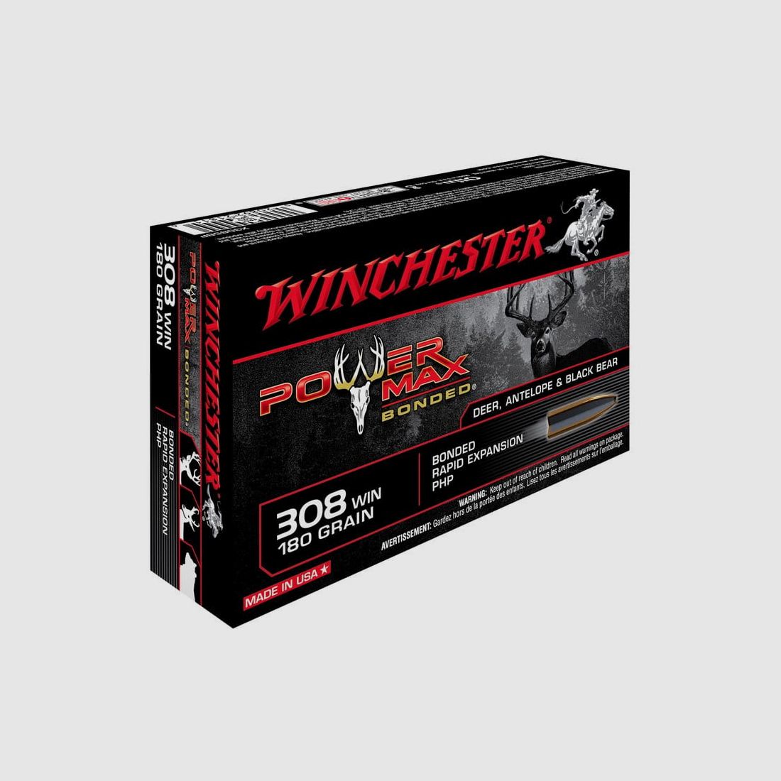 Winchester Power Max Bonded PHP .308 Win. 180 grs - 20 pcs.