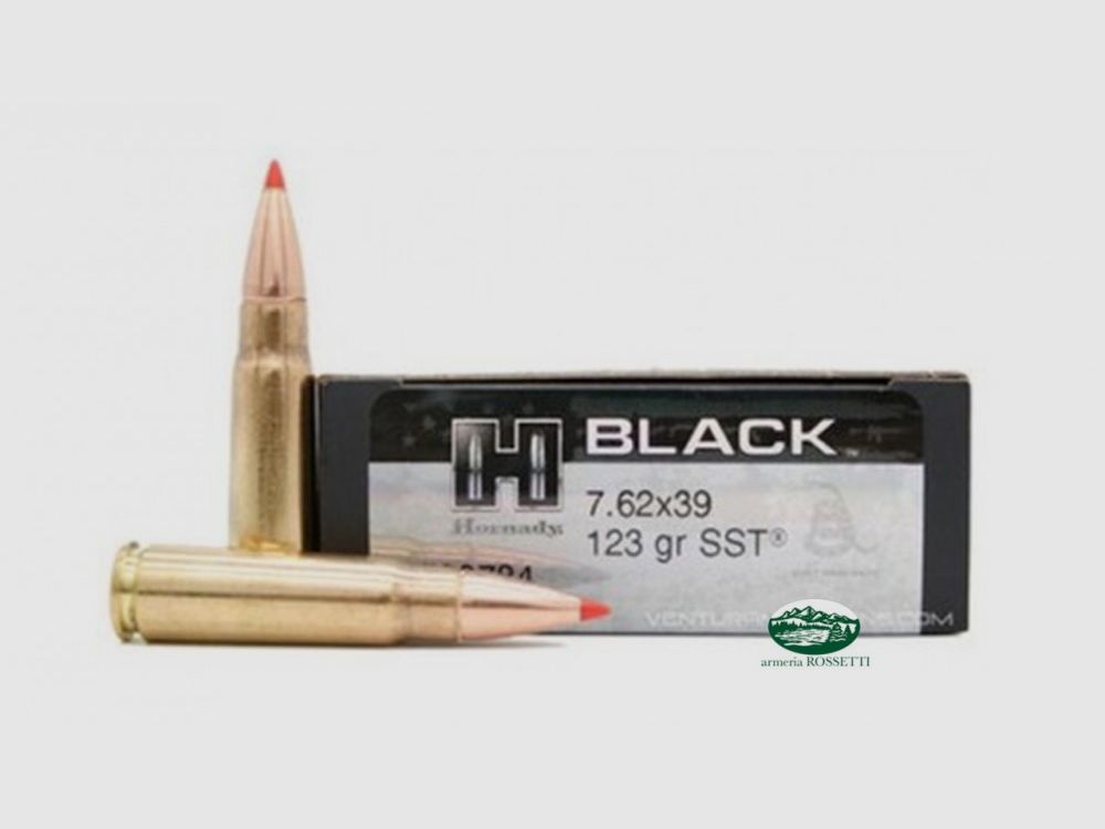 HORNADY Black Munition Kal. 7,62X39 SST 123gr 80784