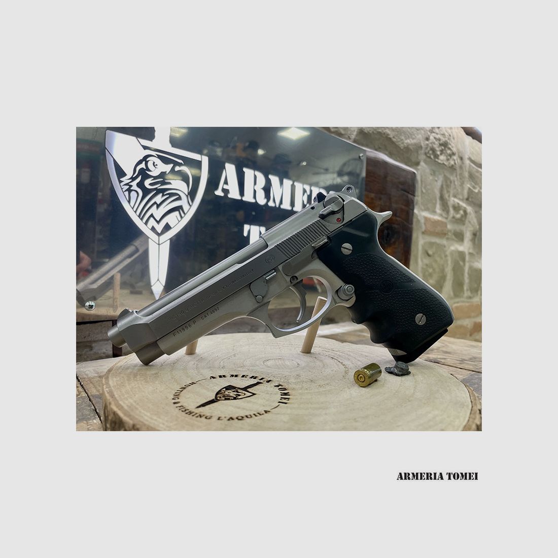 USATO – PISTOLA – BERETTA 98FS INOX cal. 9×21, immagine 1 di 5