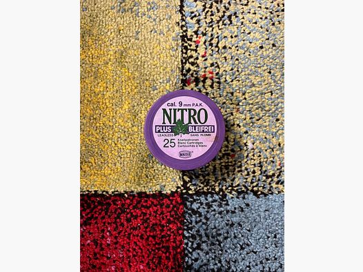 9mm PAK Platzpatronen Mauser - Sammler!