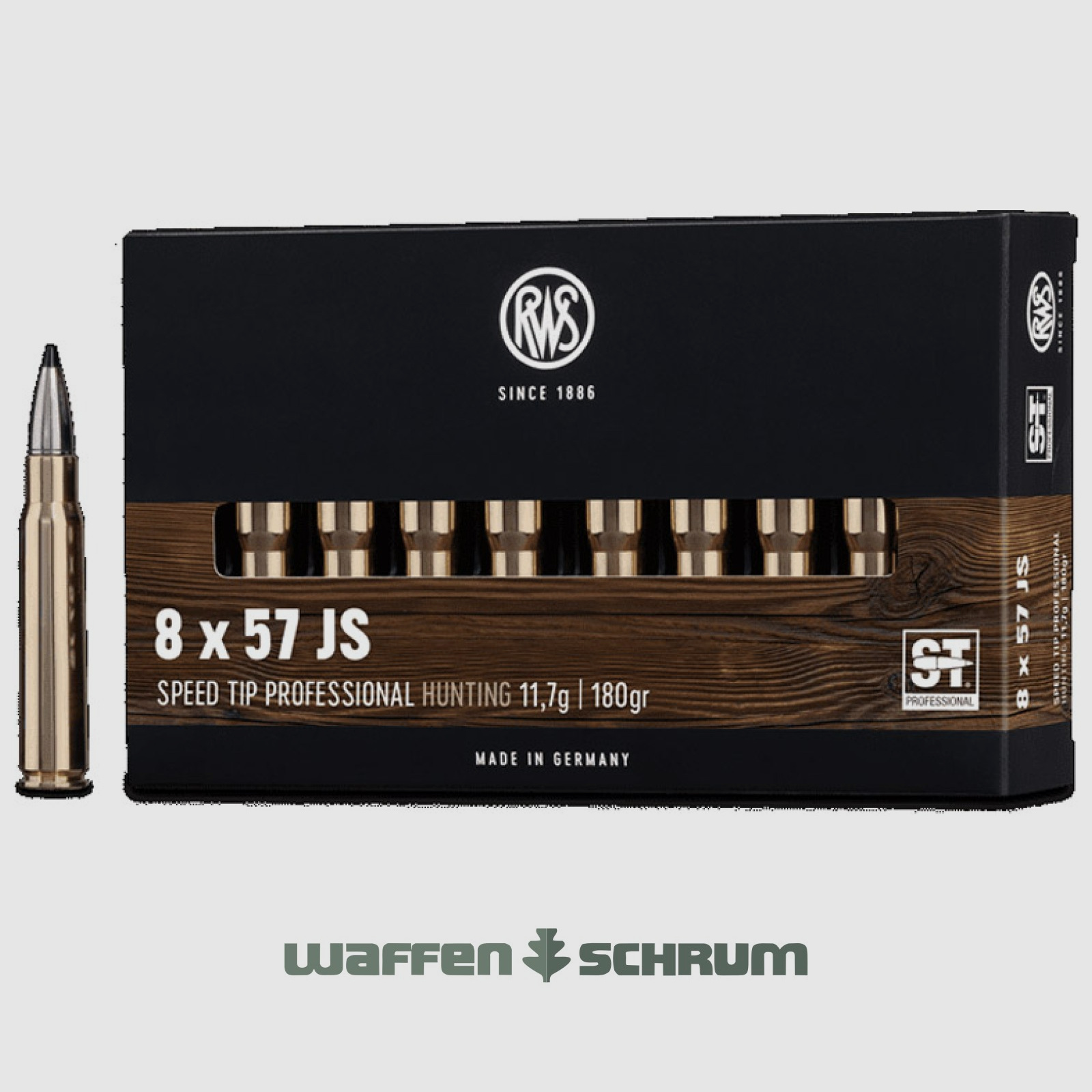 RWS Speed Tip Pro 11,7g - 180gr 8x57JS Short Rifle
