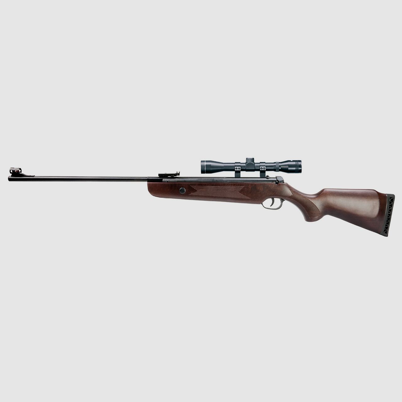 Knicklauf Luftgewehr HĂ¤mmerli Hunter Force 600 Combo Buchenholzschaft inklusive Zielfernrohr 4x32 Kaliber 4,5 mm (P18)