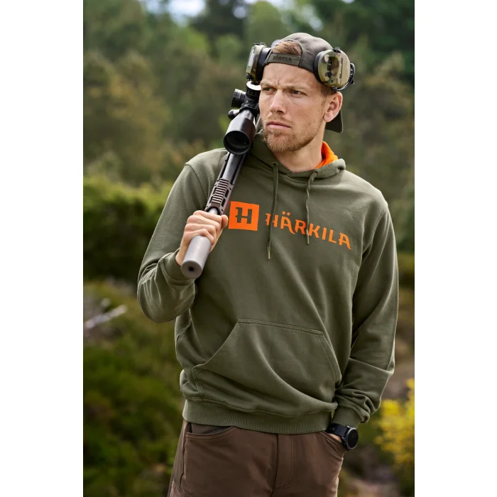 HARKILA Identity Hoodie – Grape leaf/Mandarin orange (114270219), image 6 of 8