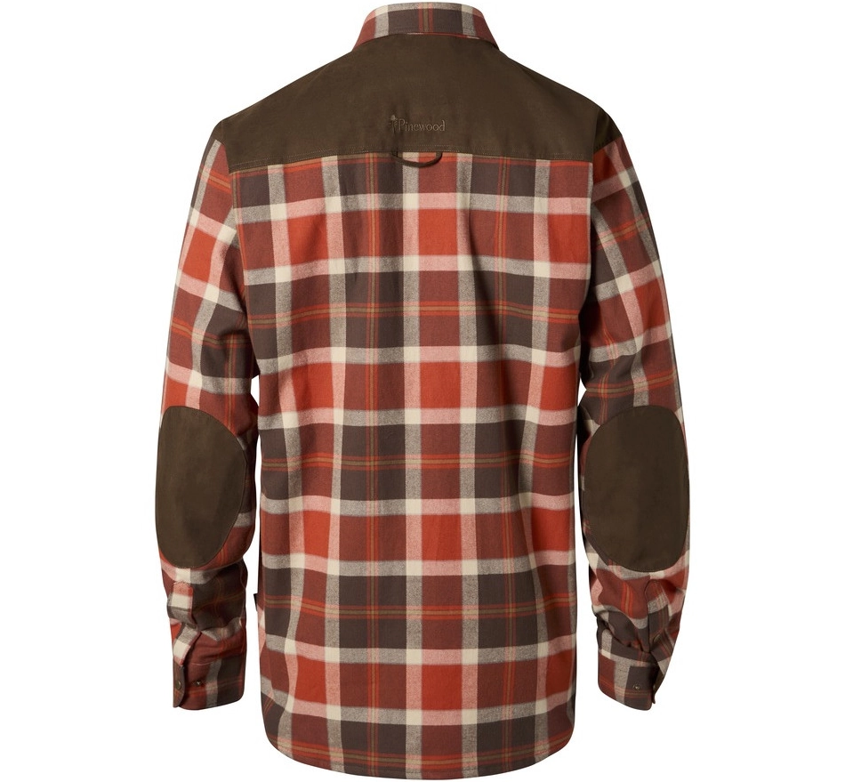 Chemise Pinewood Douglas 9436 - Orange Clay/Dark Brown, image 3 sur 3