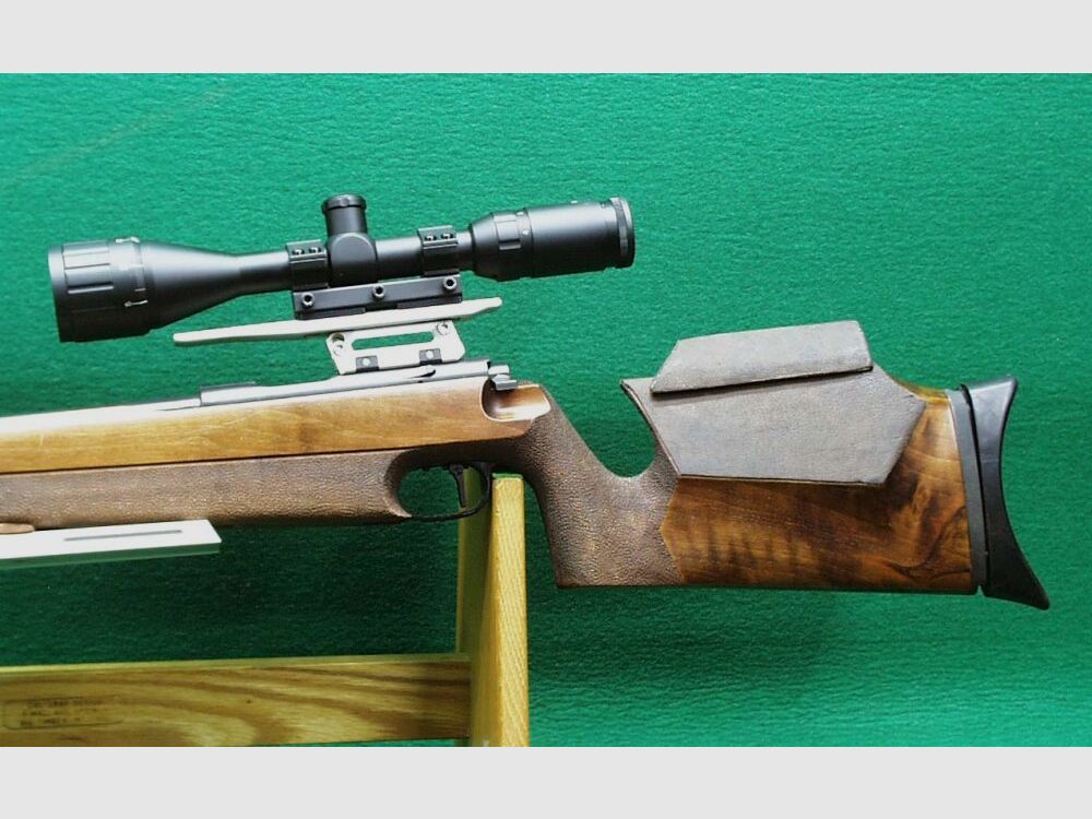 Walther match rifle with scope