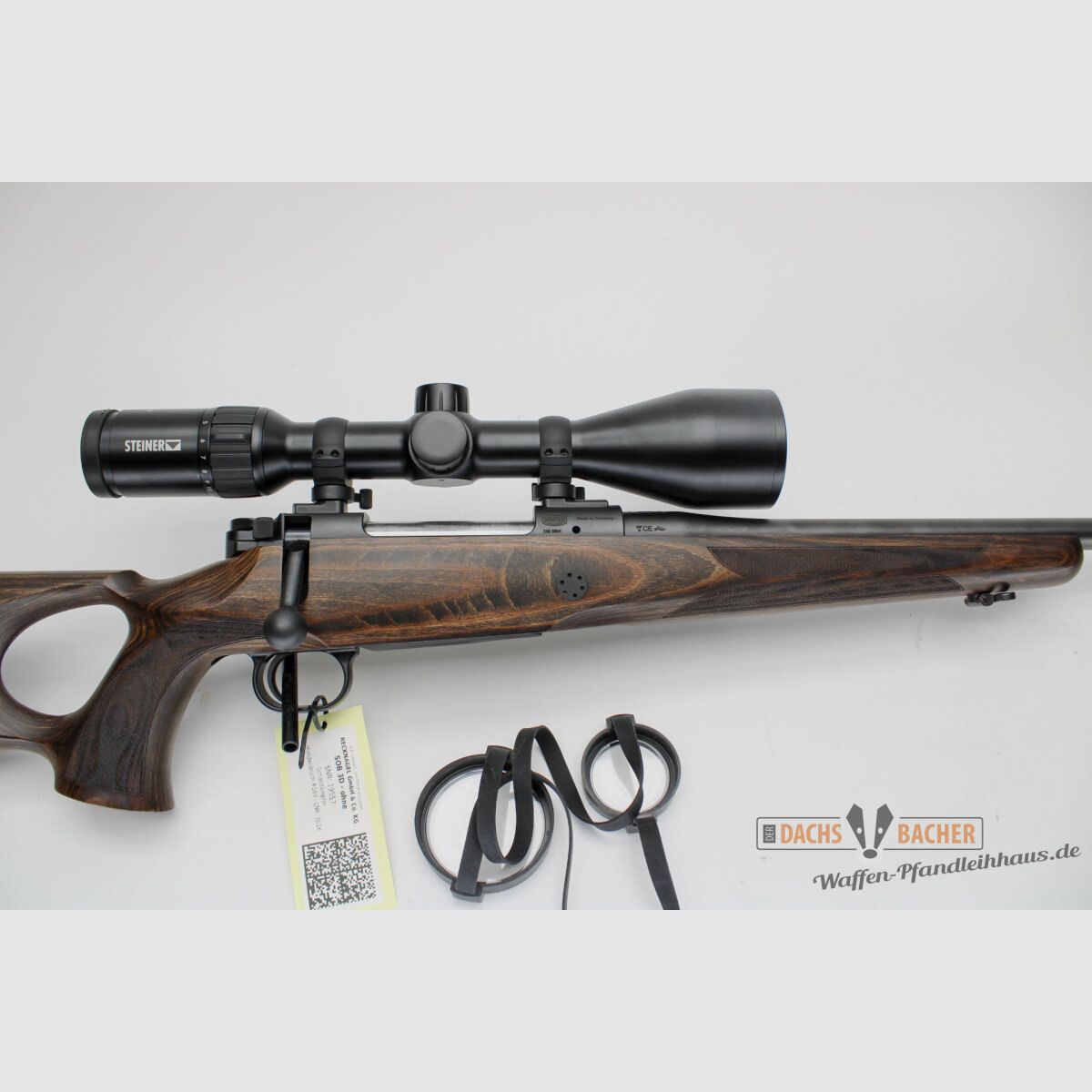 Fucile a ripetizione Mauser M12 MAX Cal. 8x57 JS con Steiner 3-12x56 e silenziatore
