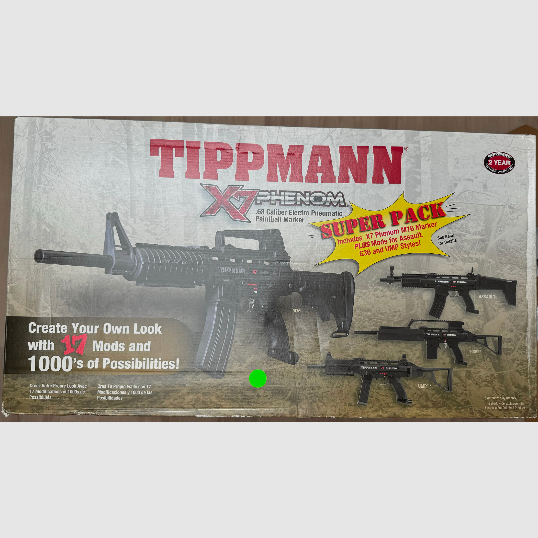 Tippmann X7 Phanom Super Pack M16/ Assualt/ G36/ UMP