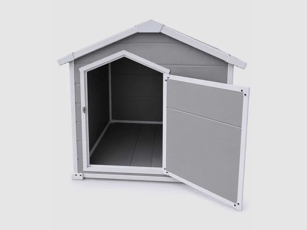 Nido per cane in polipropilene con porta 120 × 115 × 120 cm, immagine 5 di 11