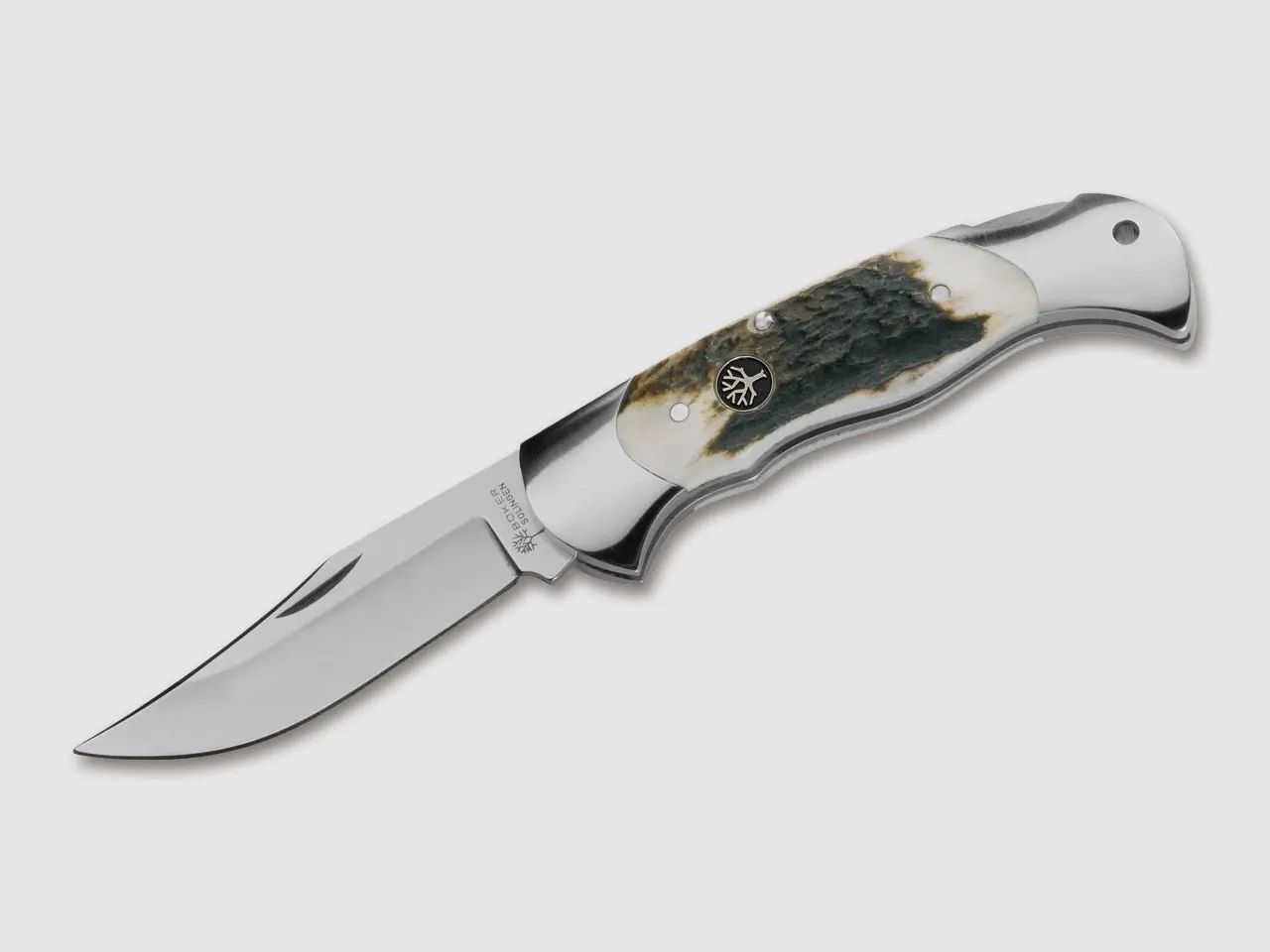 Böker pocket knife Scout stag horn