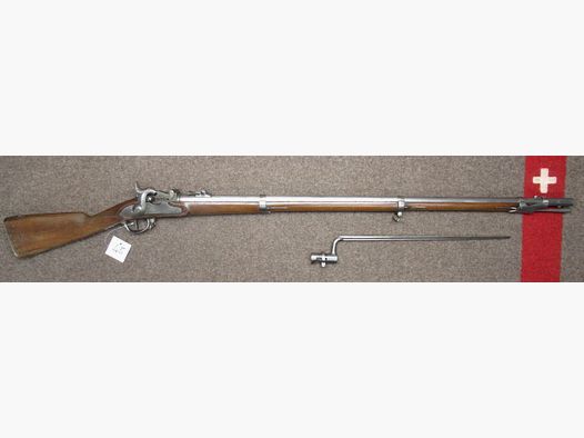 Infantry rifle P.J. MALHERBE mod. 1817/42/59/67 St. Gallo cal. 18mm