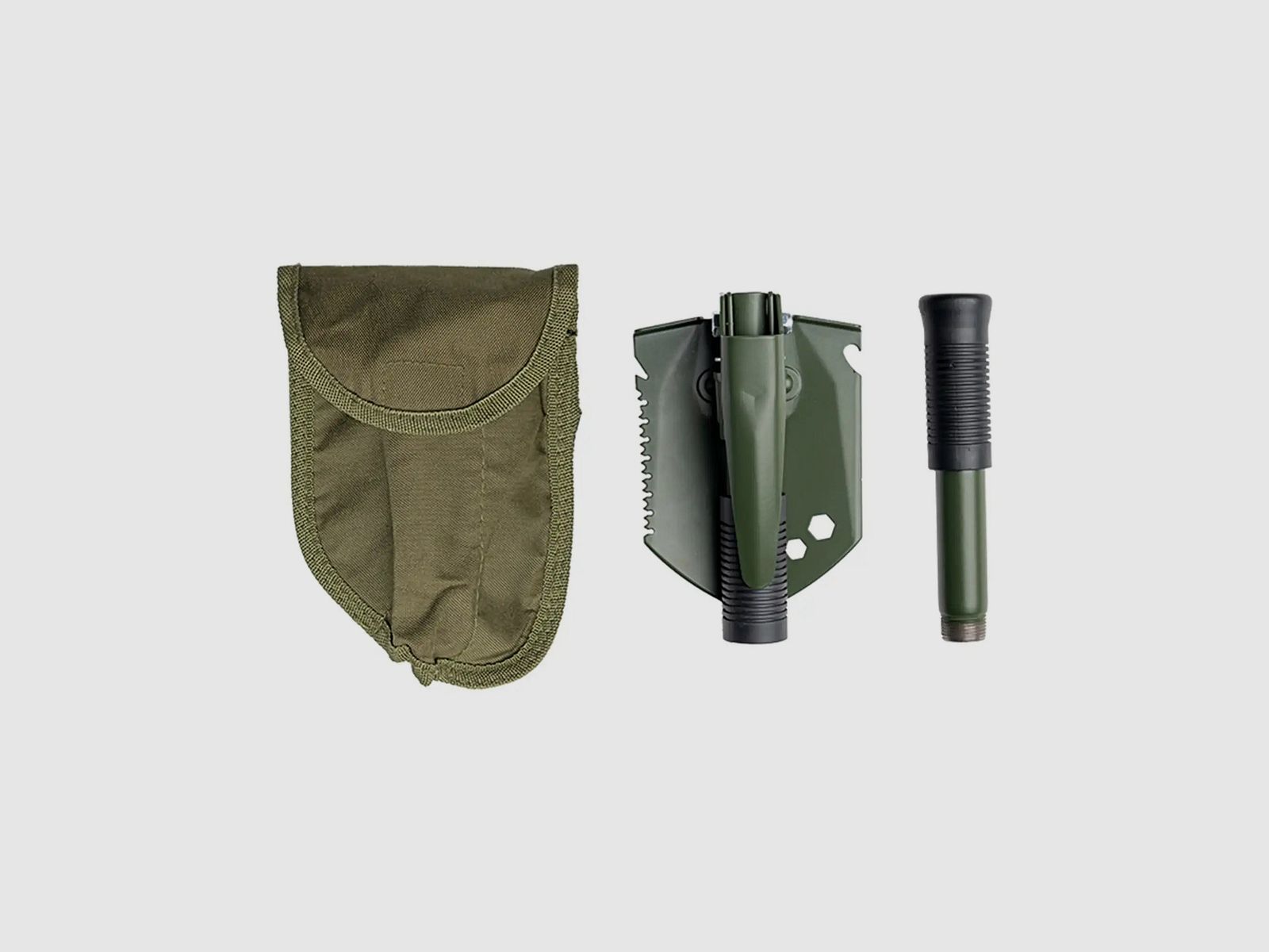 Mil-Tec Mil-Tec Mini Klappspaten Multifunction mit Tasche Oliv