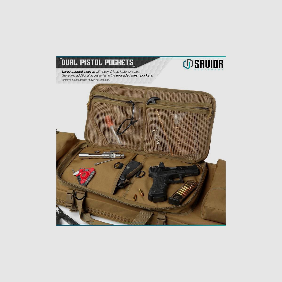 Futteral für Doppelbüchse SAVIOR URBAN WARFARE 42" Farbe Tan, Bild 2 von 5