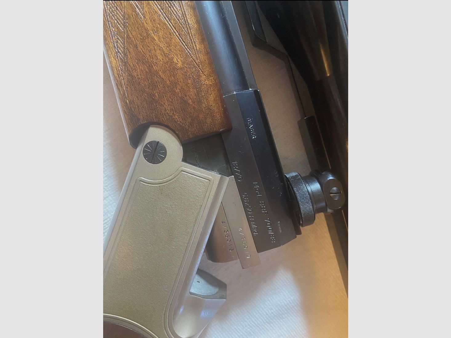 Blaser 700/88 estado excelente montaje giratorio 5,6 x 50 R 12/70, imagen 2 de 3