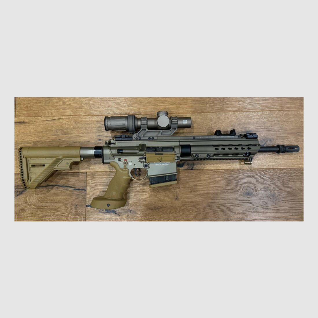 Heckler und Koch MR308 A3 Slimline 13" sand mit Antimatter Scopeswitch