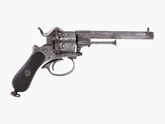 Lefaucheux Stiftfeuerrevolver - defekt, Kaliber 10mmLefaucheux || Revolver