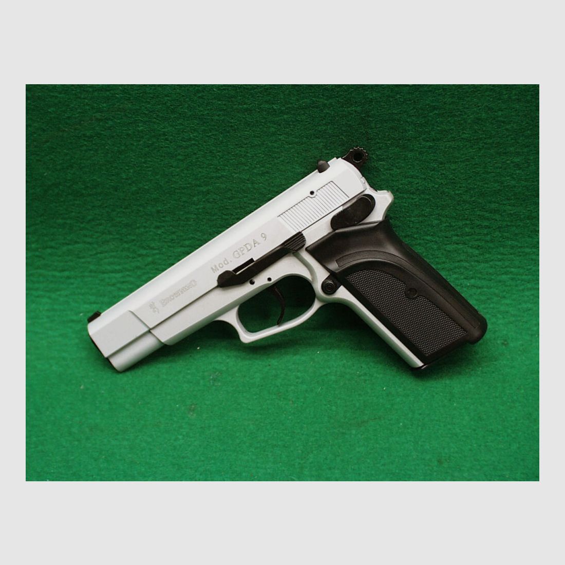 Browning GPDA 9 Schreckschusspistole, crushed silver