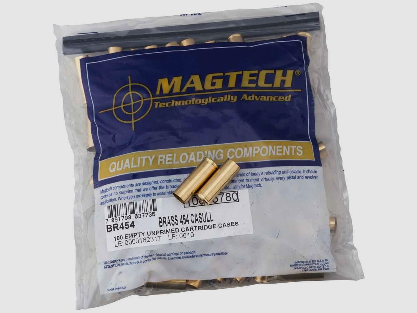 Étuis 454 Casull Magtech VE100