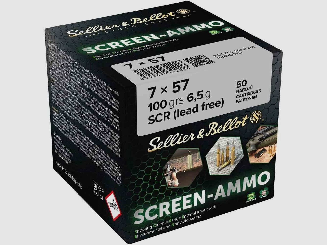 Sellier & Bellot 7x57 Screen Ammo 100grs / 6,5g