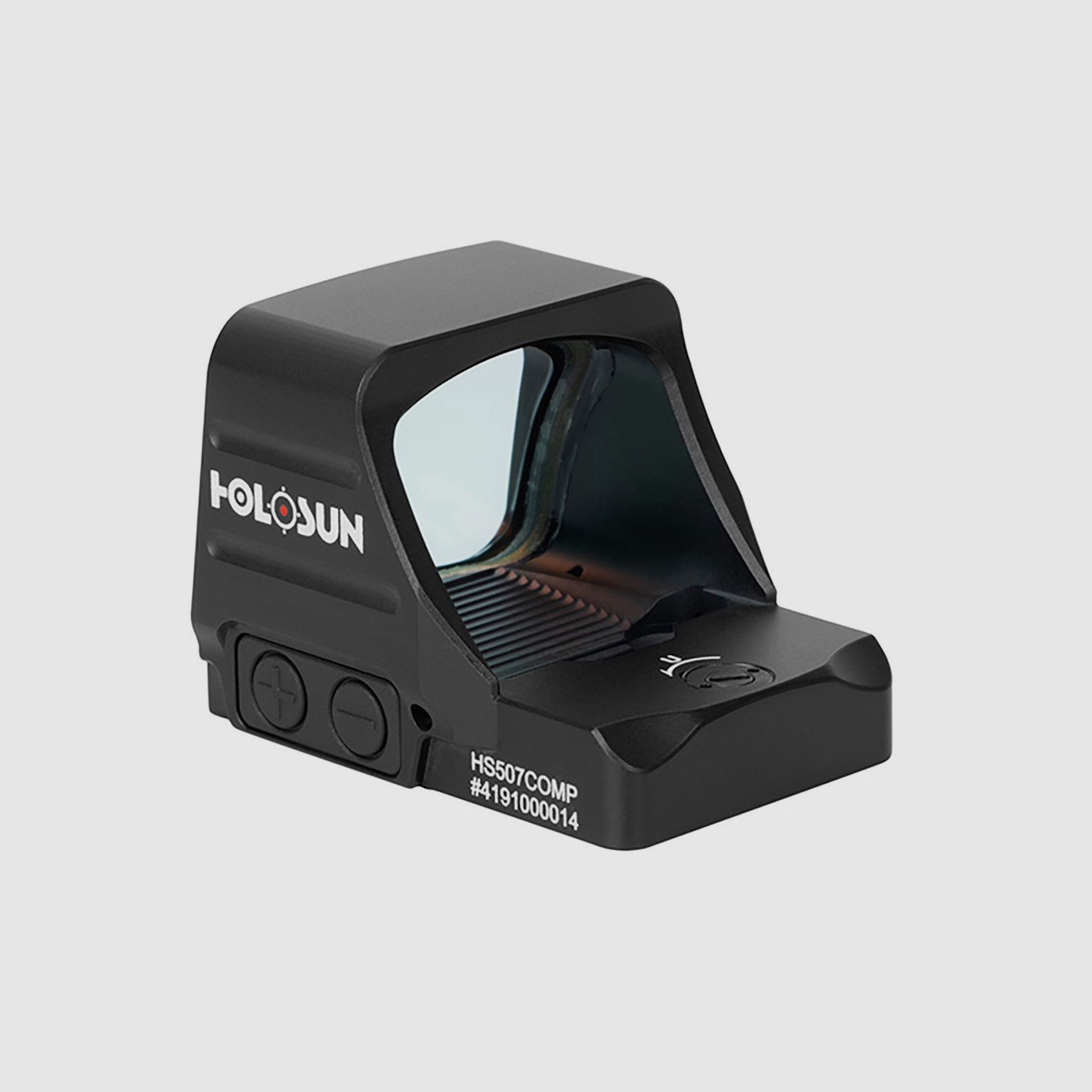 Holosun HS507COMP Offenes Reflex Rotpunktvisier mit wechselbarem Absehen (2MOA Punkt, 8/20/32MOA Kreis)