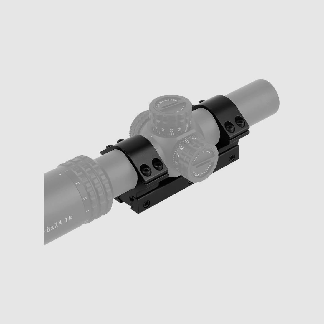 Universal niedrige Montagebasis 25,4 / 30 mm Breite, für 11 / 20 mm Schiene