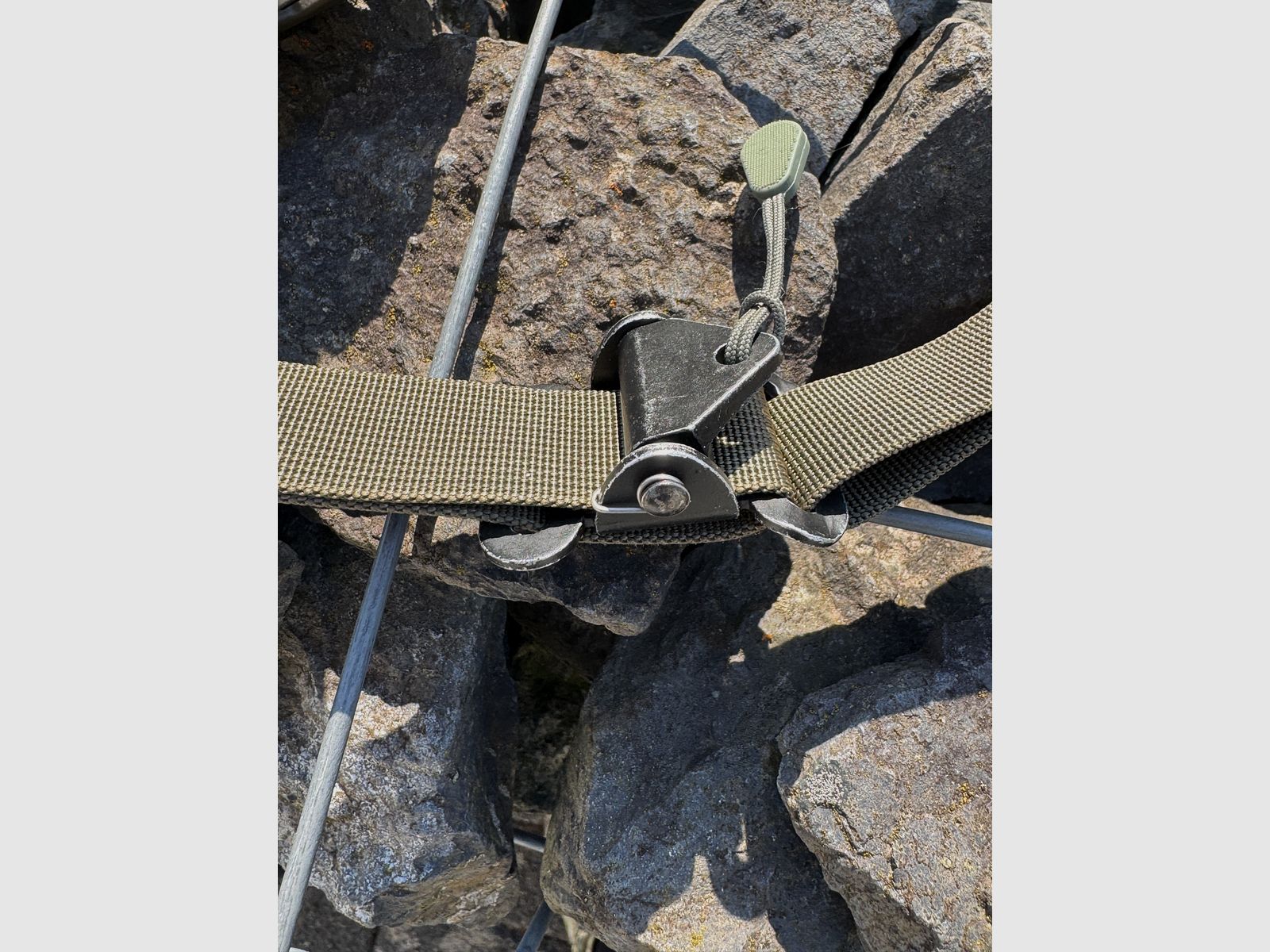 Sangle de fusil 2 points Zentrauron avec attache sangle à pression à bille QD.