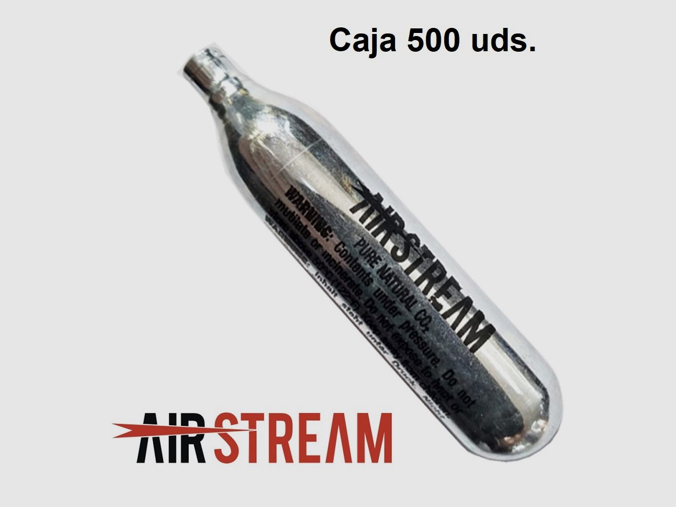 AirStream Co2 12g Kapseln Box 500 Stk. Pure Natural Co2 E.U. !!ANGEBOT BIS LAGERBESTAND!!