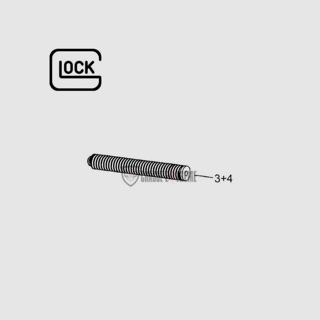 Sprężyna powrotna GLOCK do Glock 17 - Gen3
