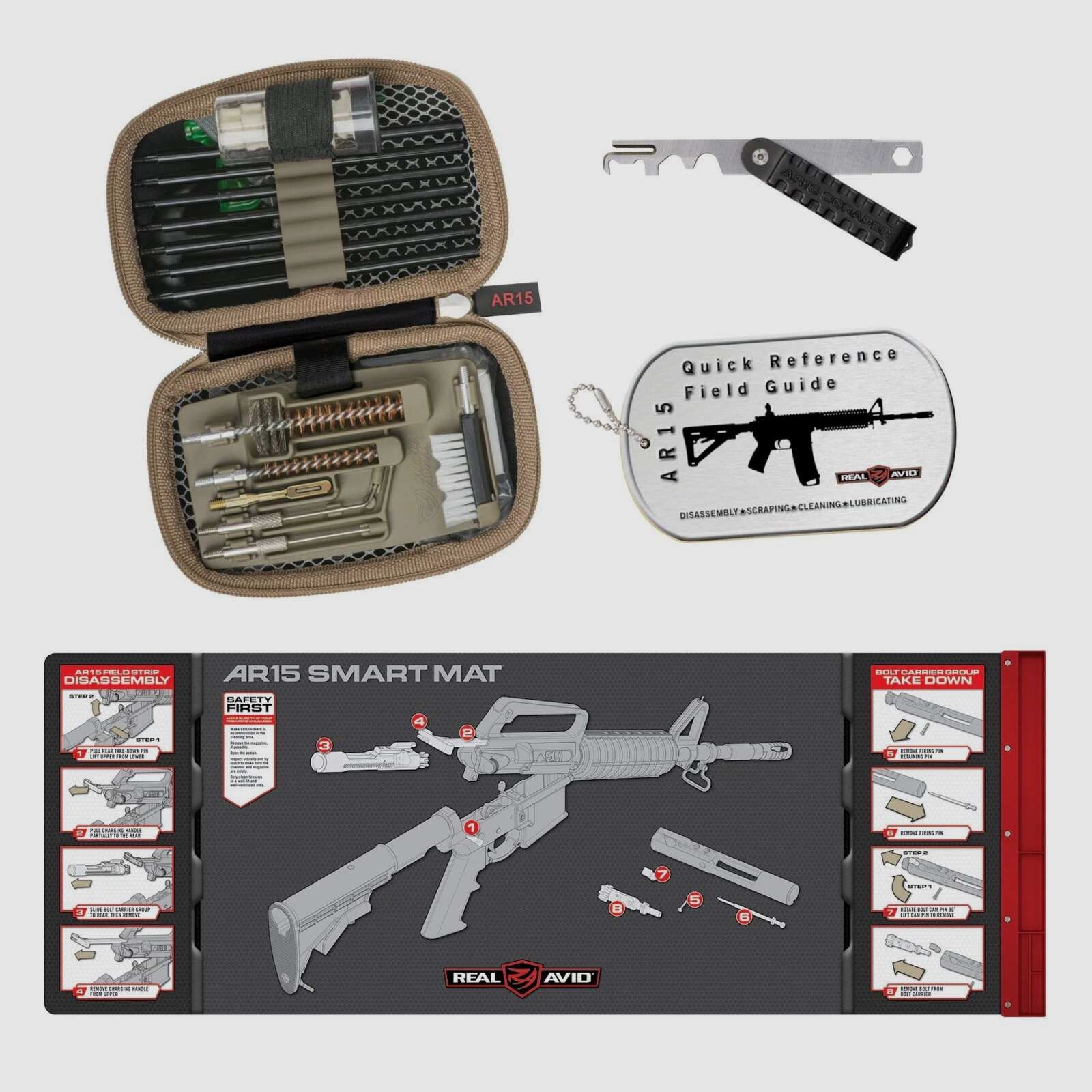 REAL AVID- AR15 KIT DE LIMPIEZA