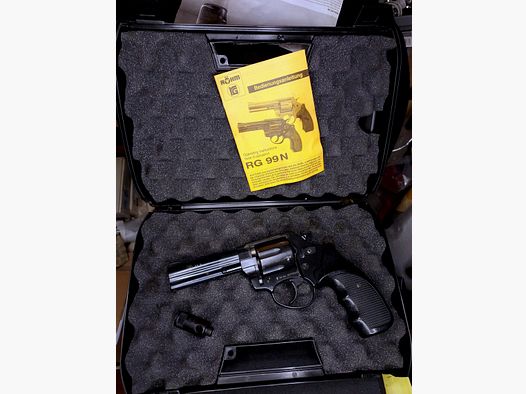 Röhm RG99N schreckschuss revolver geblauwde (PTB 597) RG 99 n