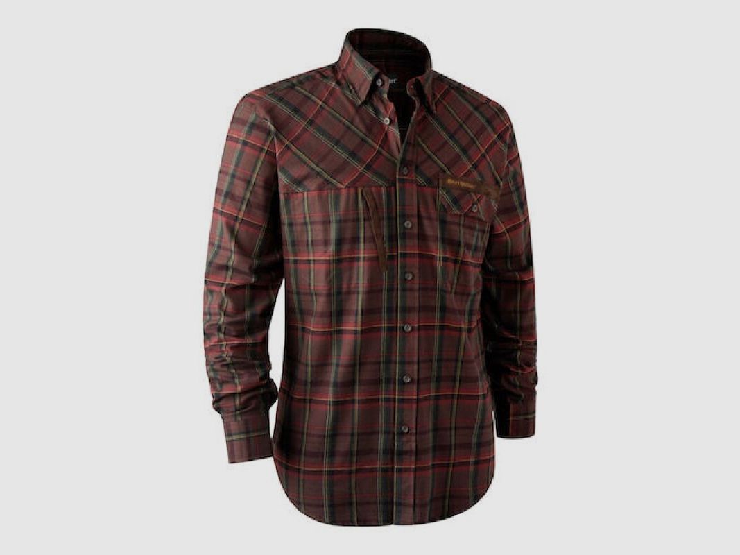 Deerhunter Rhett Herren Hemd red checked