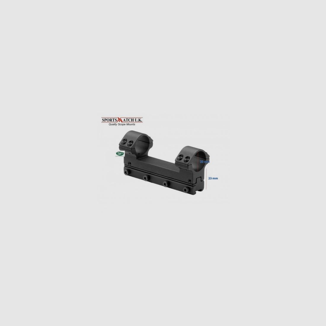SPORTSMATCH 1-teilige Montage 30 mm hoch für 11 mm Schiene - verstellbar