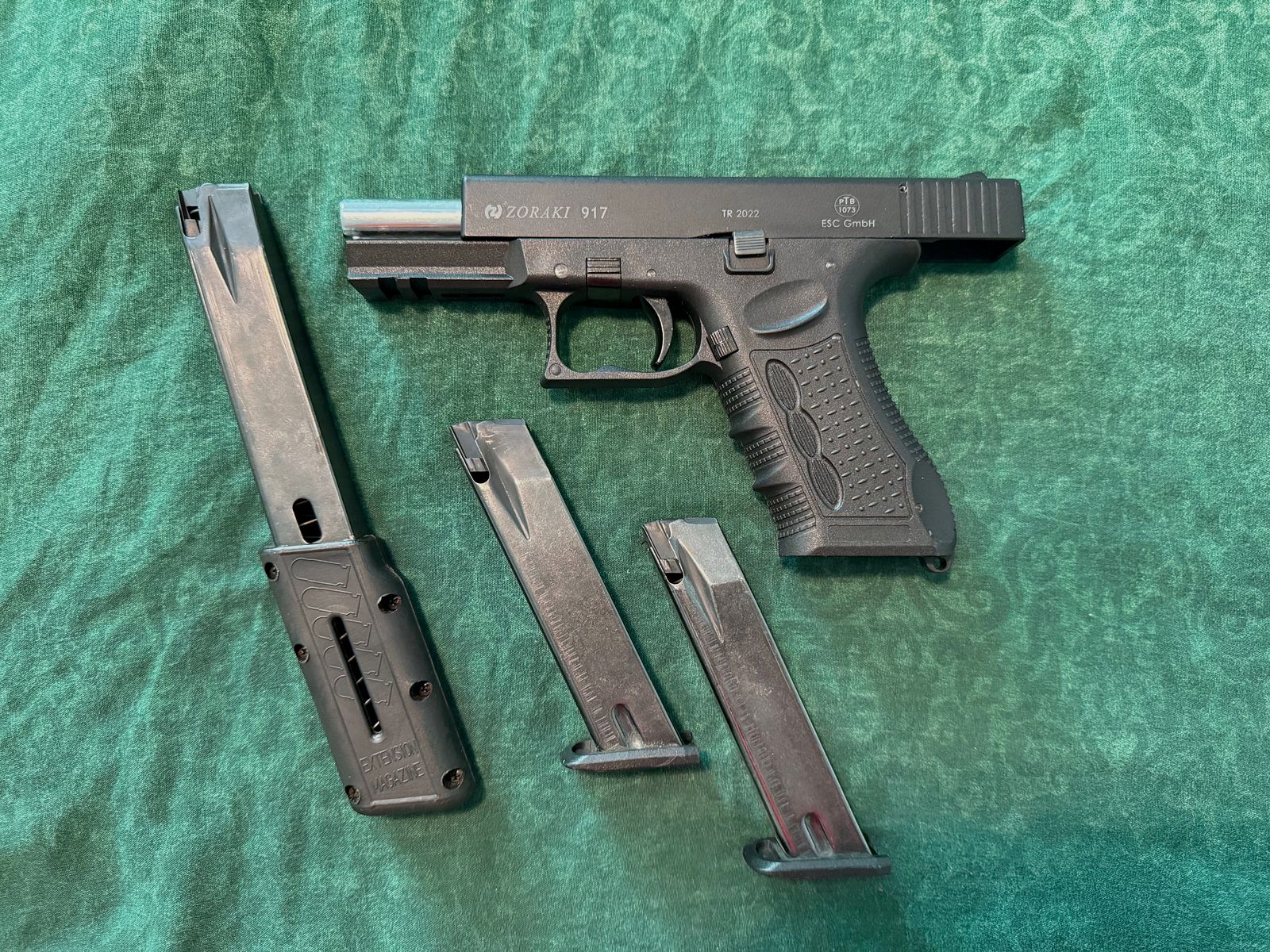 Zoraki 917  9mm P.A.K. inkl. 3 Magazine