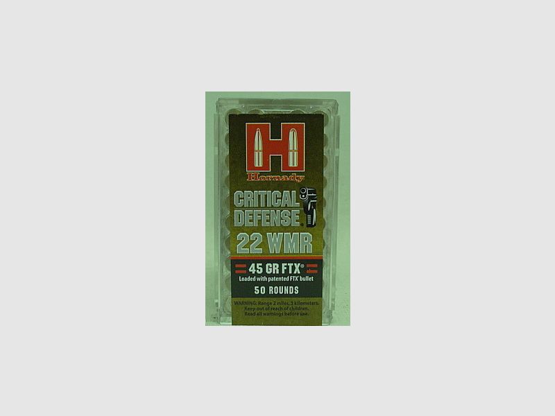 Hornady .22WMR FTX CD - 45gr (a50) #83200#