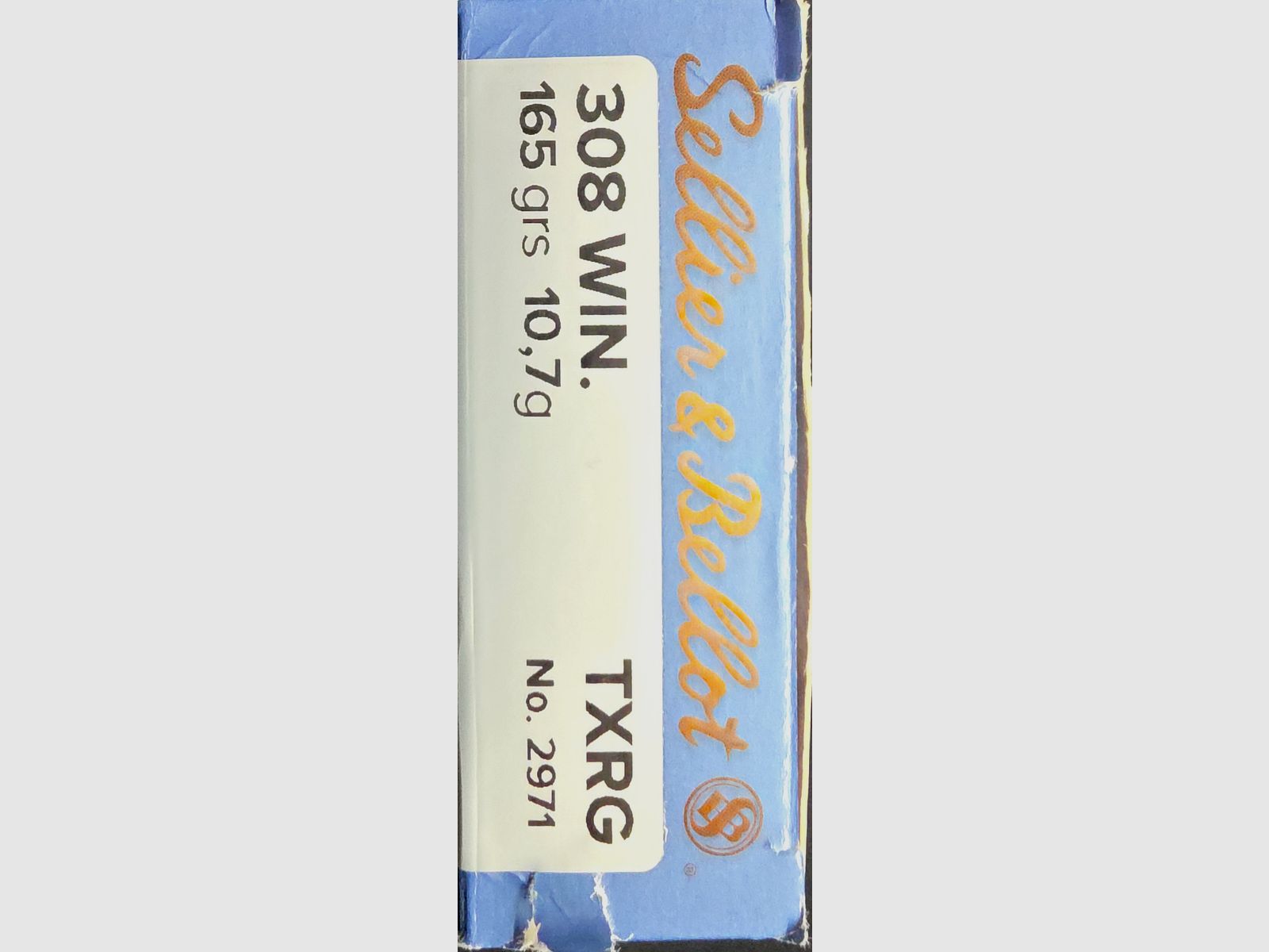 S&B TXRG .308 Munition