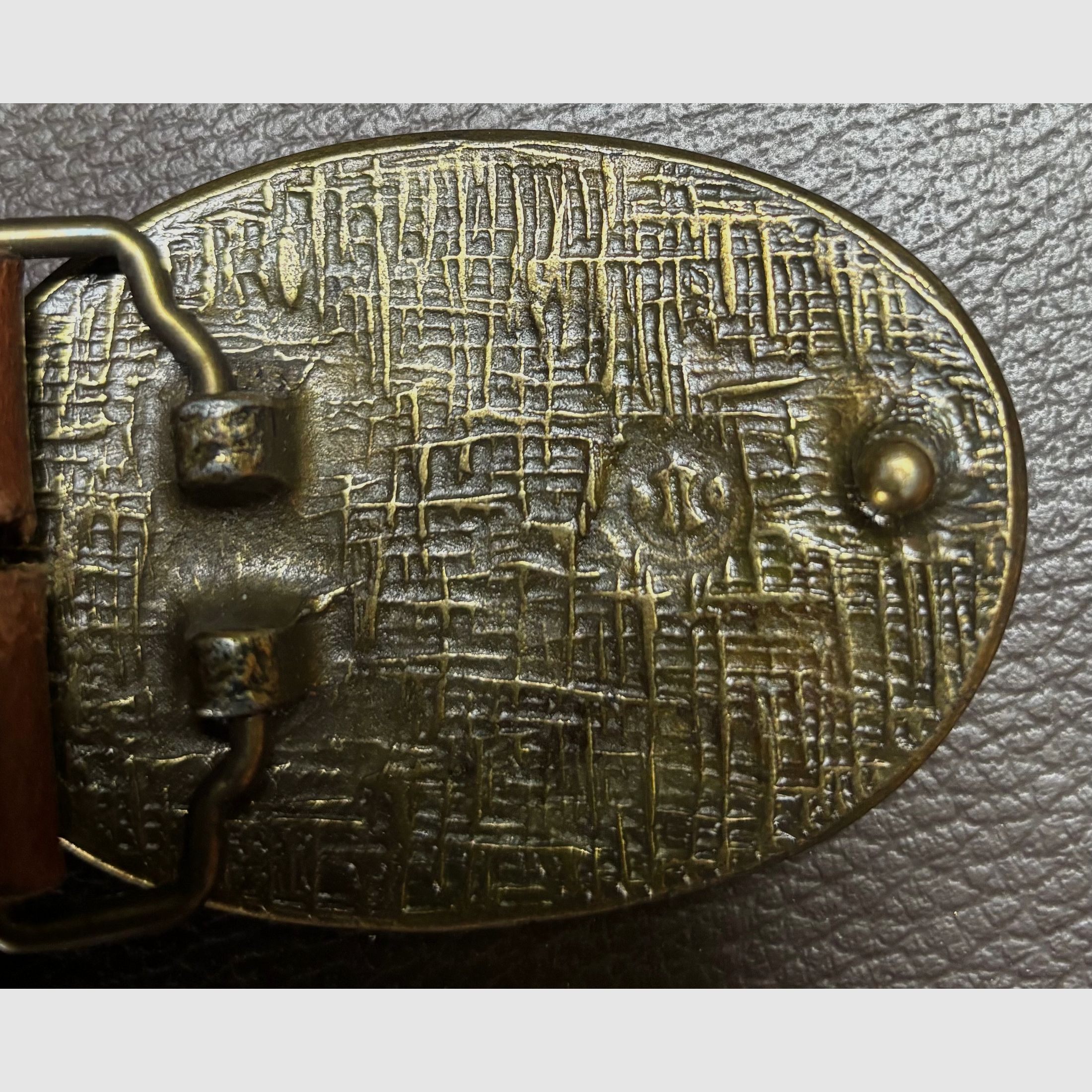 Traditional hunting genuine leather belt 100 cm long 4 cm wide men & women