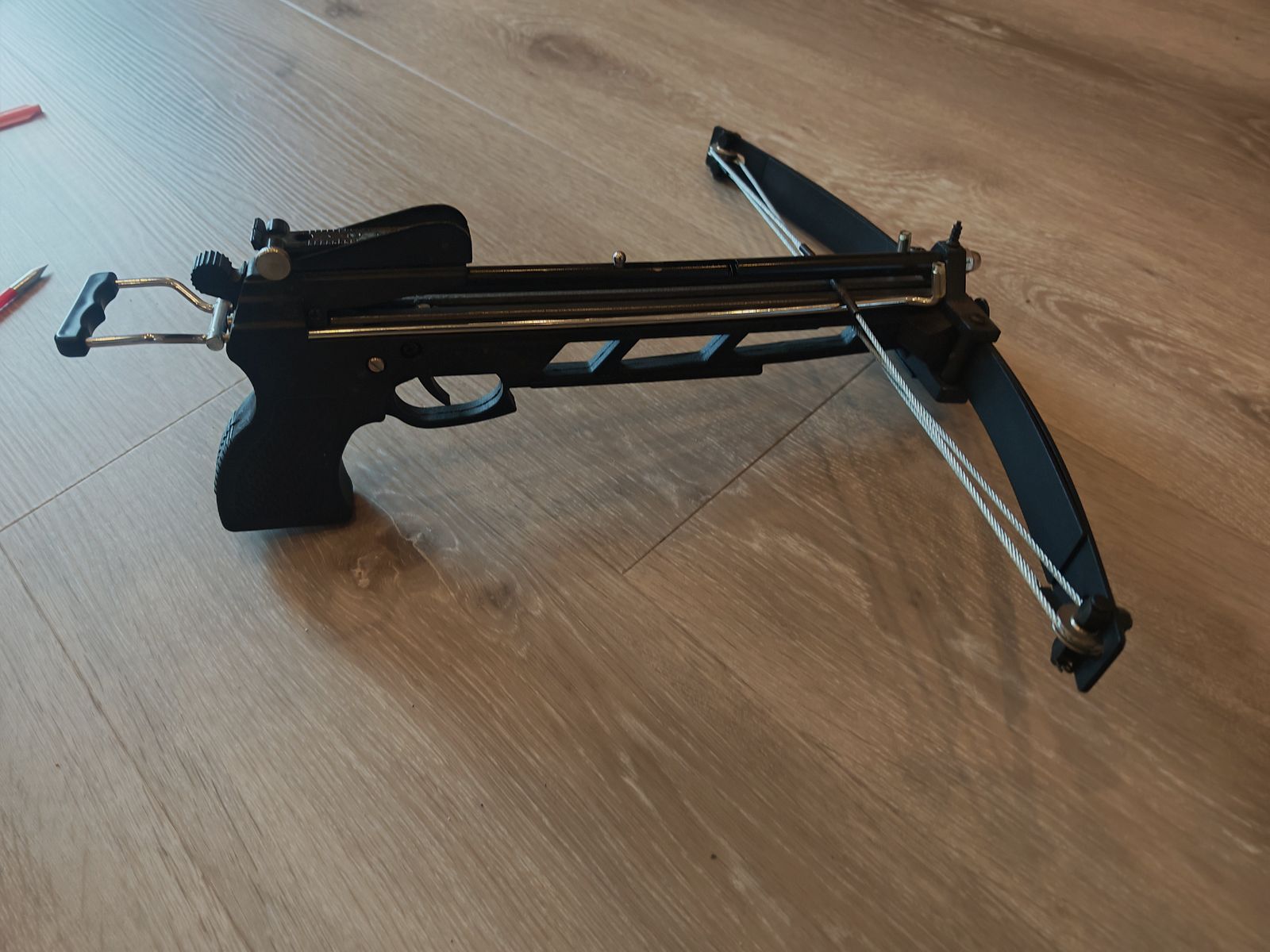 Crossfire II pistol crossbow for 6mm balls, fish arrows, and bolts