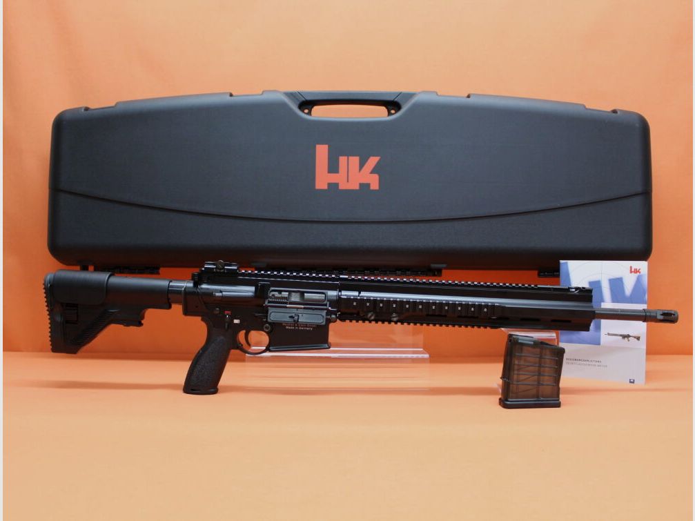 Heckler&Koch Ha.Büchse .308Win Heckler&Koch/H&K MR308 A3 28 20" Lauf Schwarz, Gas-Piston-System HK417/G28