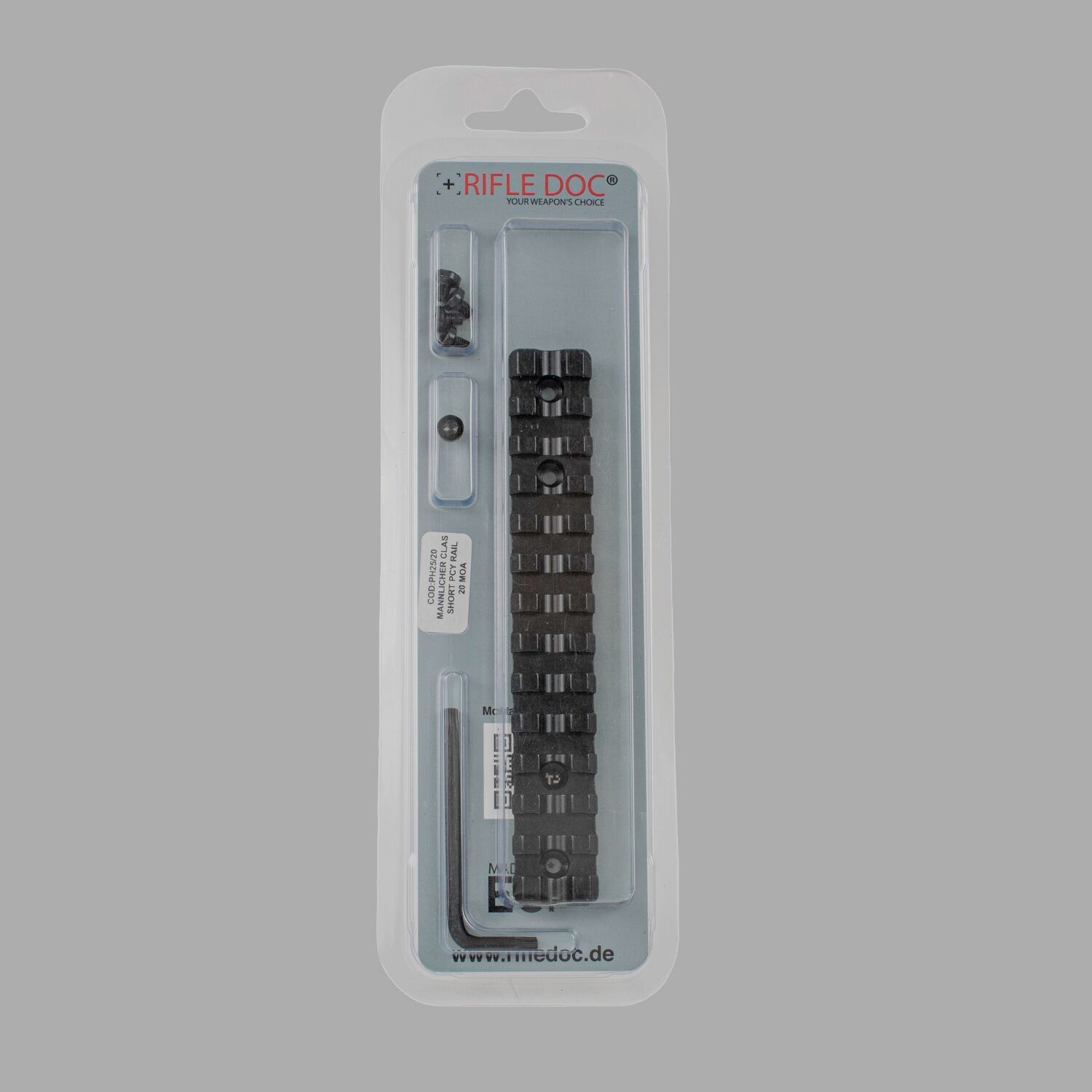 Rifle Doc Picatinny Weaver STEEL rail STEYR MANNLICHER CLASSIC Light or SA (Short Action) | | PRO HUNTER | EXPORT | SM12 | CL II