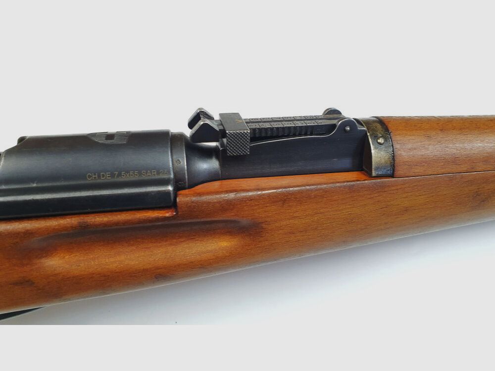 Waffenfabrik Bern K31 Kaliber 7,5x55swiss komplett nummerngleich + Hämmerli