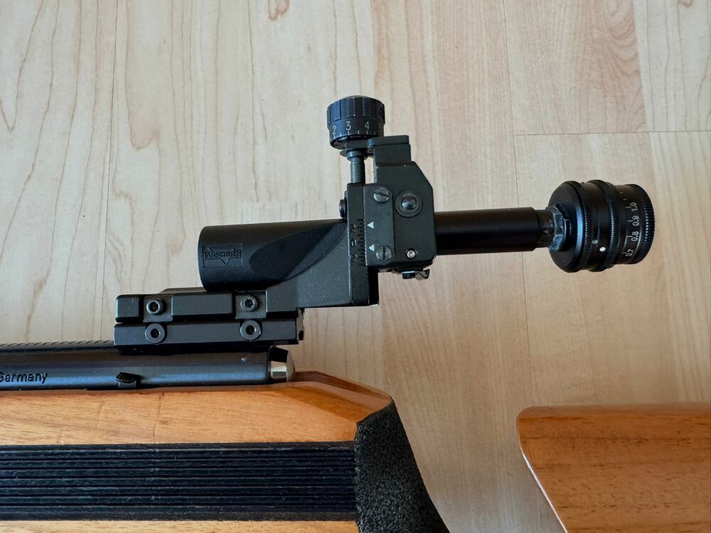 Einzellader-Büchse Match Anschütz 1903 mit Diopter .22lr .22lfb