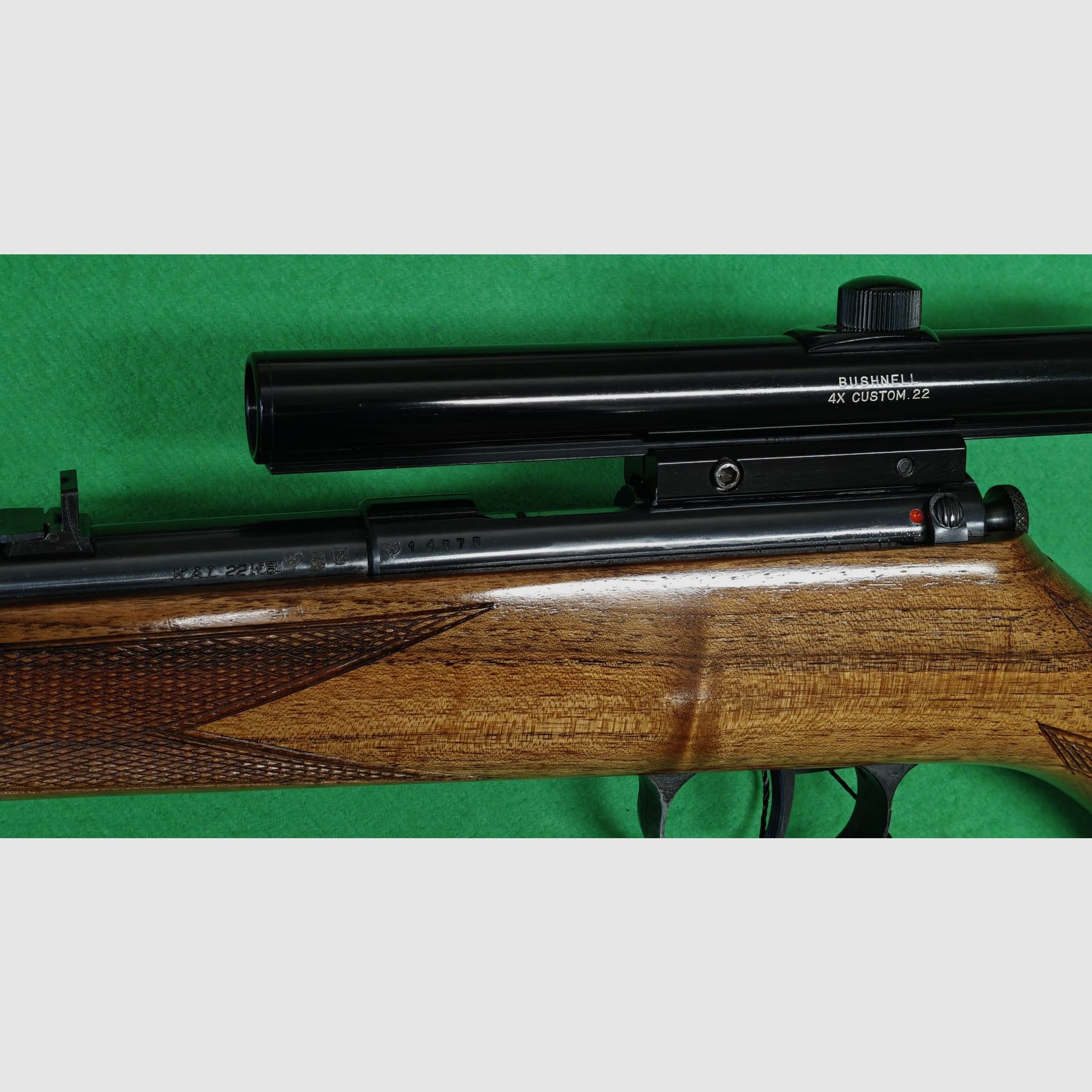 Carabina de pequeño calibre de un solo tiro con visor