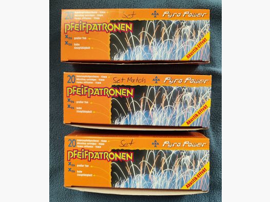 ABA Pfeifpatronen Xtra Raketenpfeifgeschosse 15 mm Pyro Power Akustik-Effekt