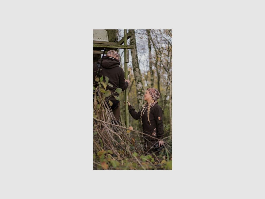 Camokönig Lieblingshoody Damenhoody braun