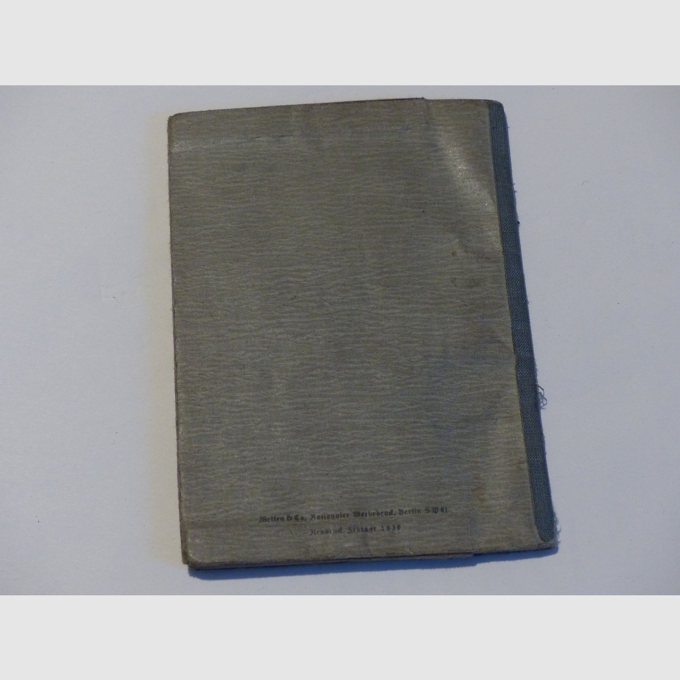 Passaporto militare 1940 II Guerra Mondiale comando di distretto militare Essen vintage