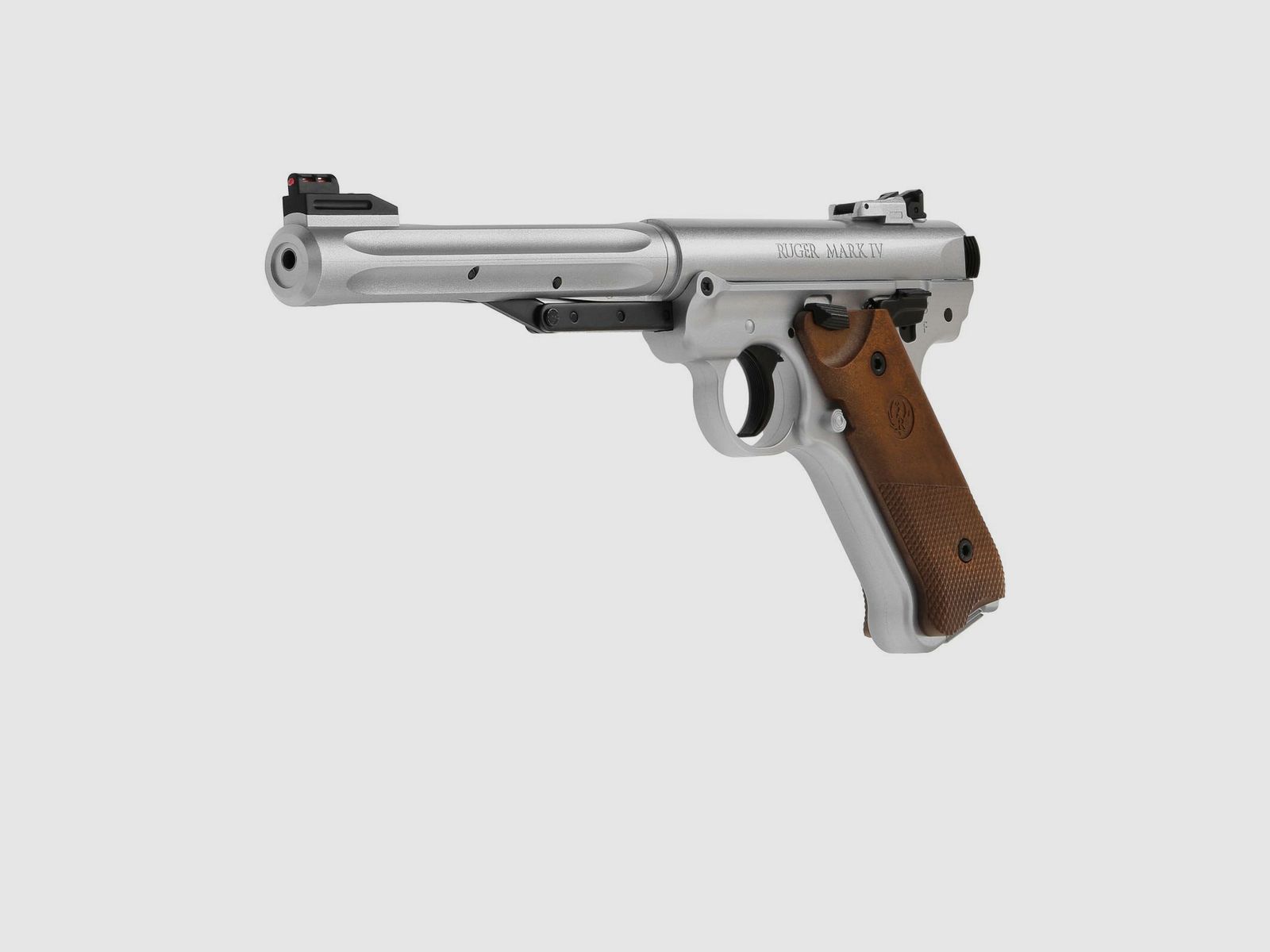 SET Luftpistole Ruger Mark IV Stainless - 4,5 mm Diabolo (P18)