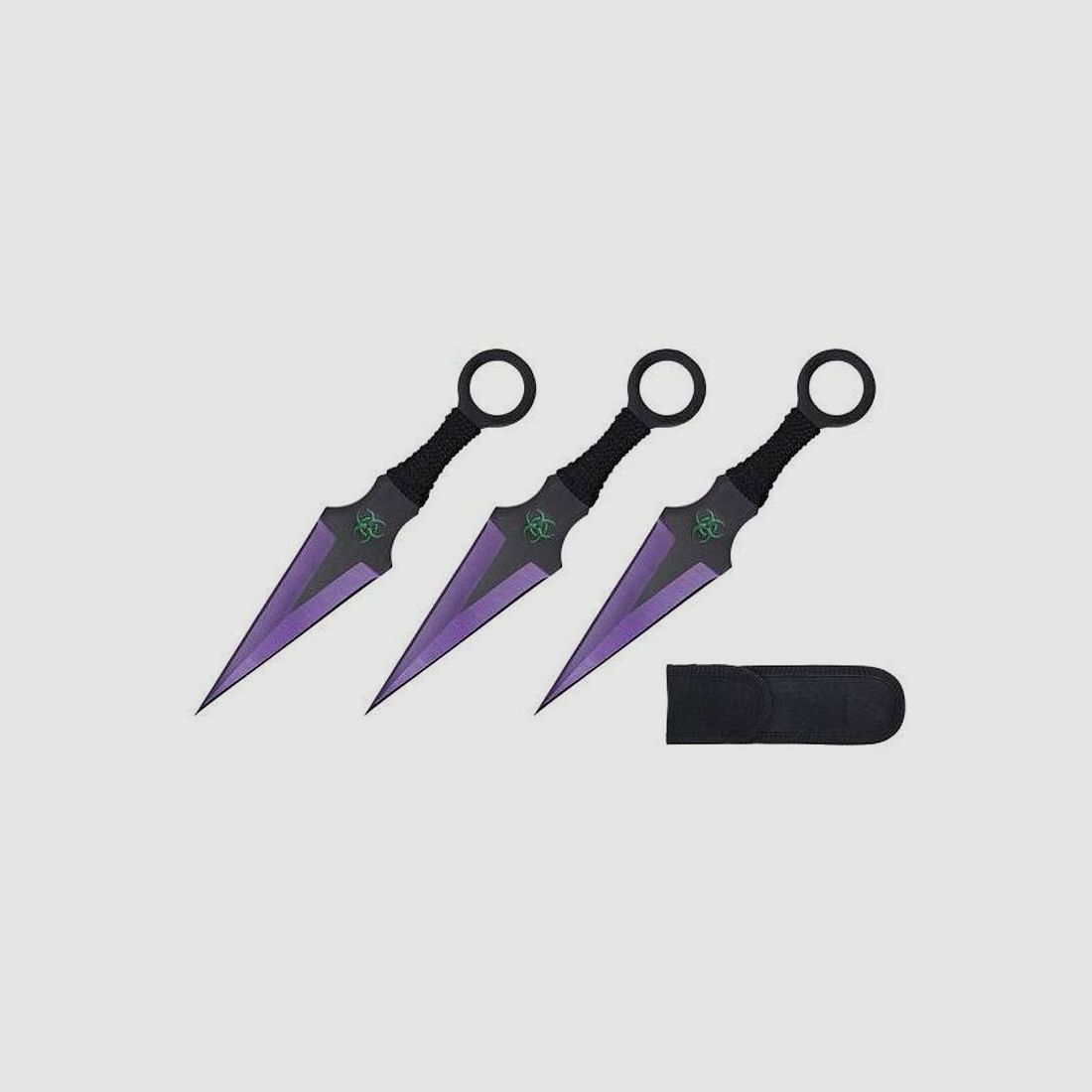Kunai 3er Set Wurfmesser